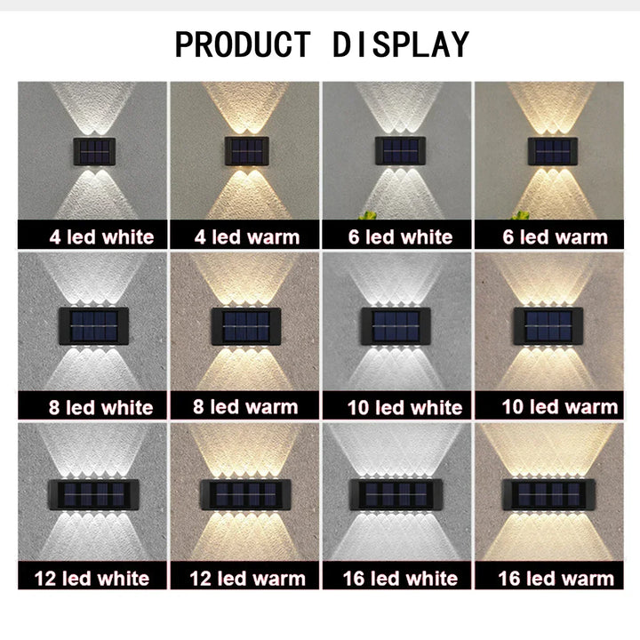 Solar Waterproof Outdoor Wall Lamp