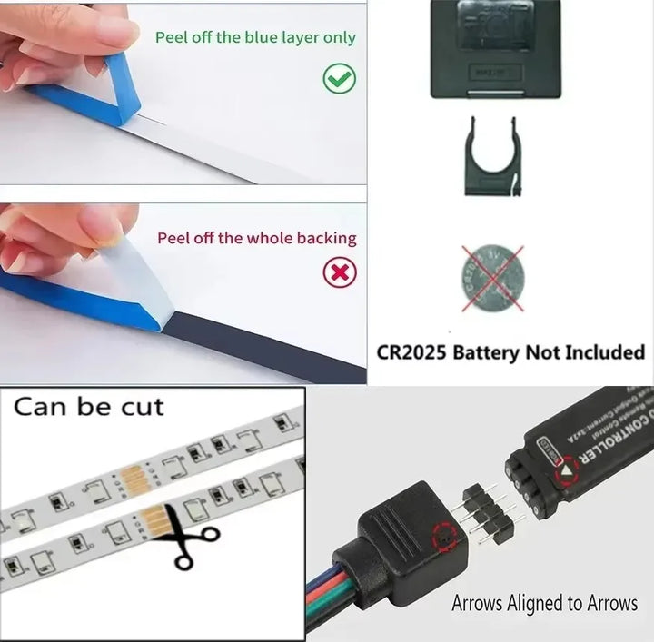 5V Rgb Leds Strip Lights