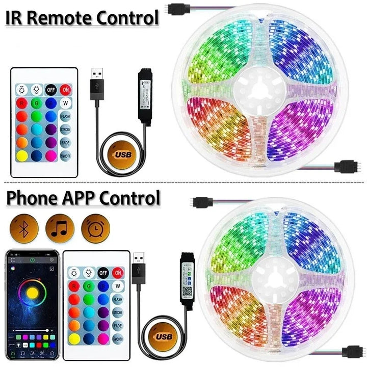 USB LED RGB Strip Lights