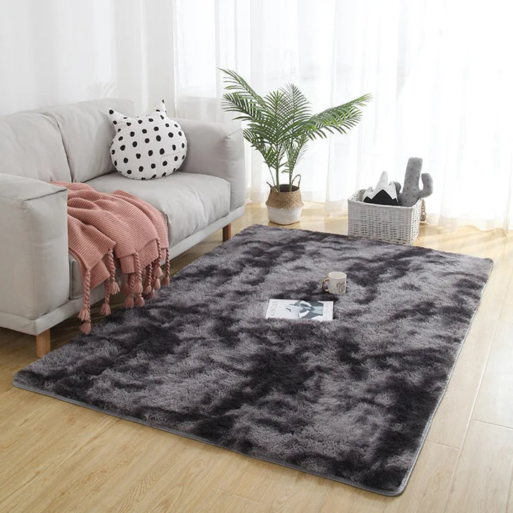 Gray Plush Carpet