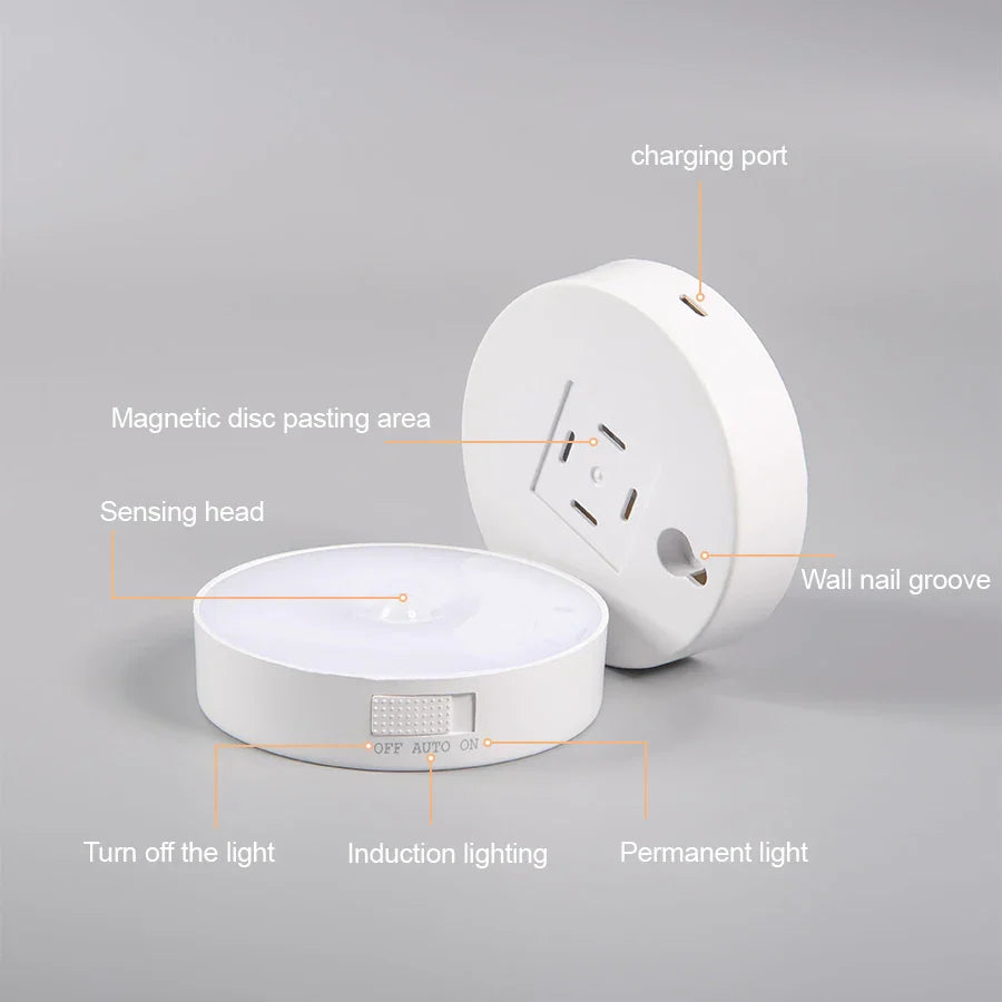 Motion Sensor LED Night Light Lamp