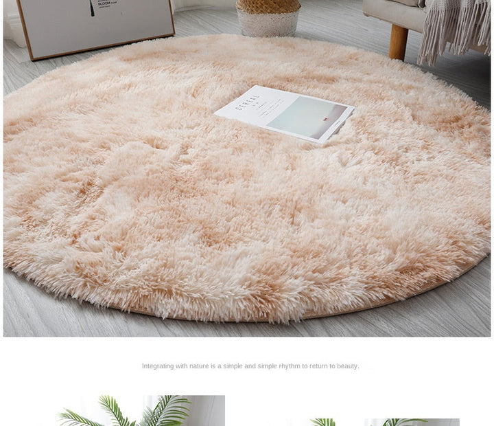 Super Soft Plush Round Rug Mat