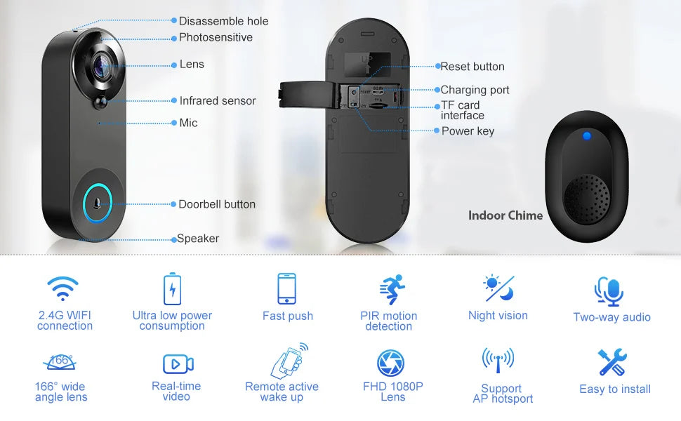 1080P Wireless Video Doorbell