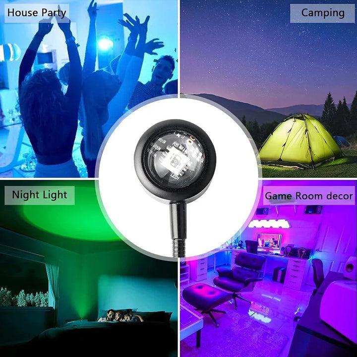 USB Sunset Rainbow Neon Night Light