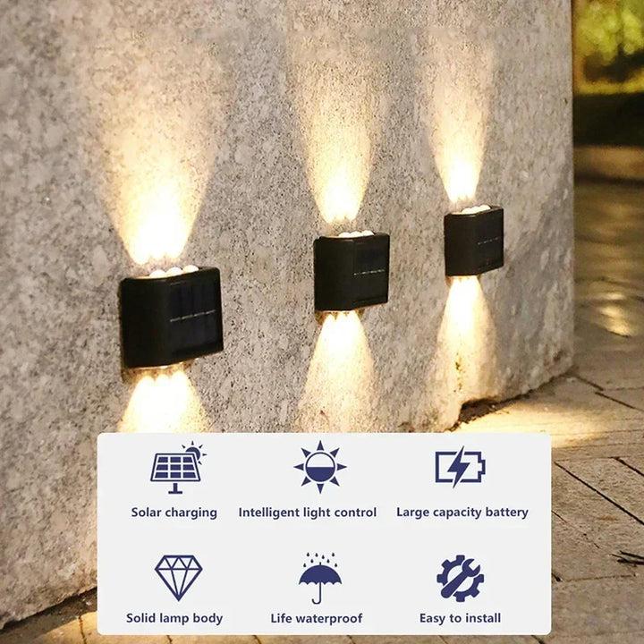 Solar Waterproof Outdoor Wall Lamp