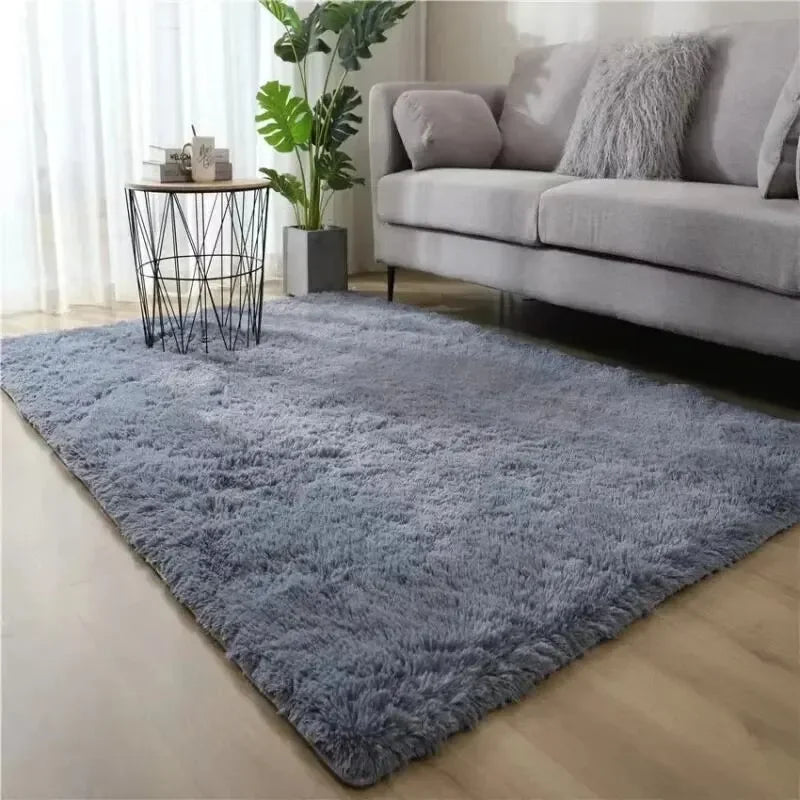 Gradient Silk Wool Bedside Rug