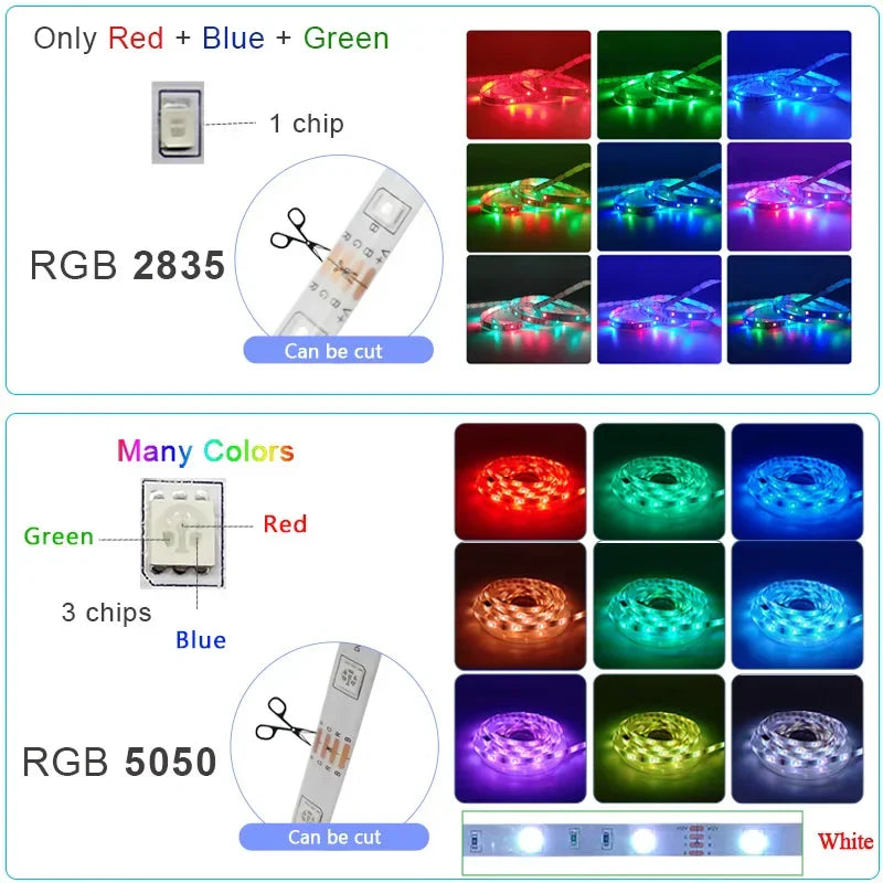 30M RGB LED Strip Lights