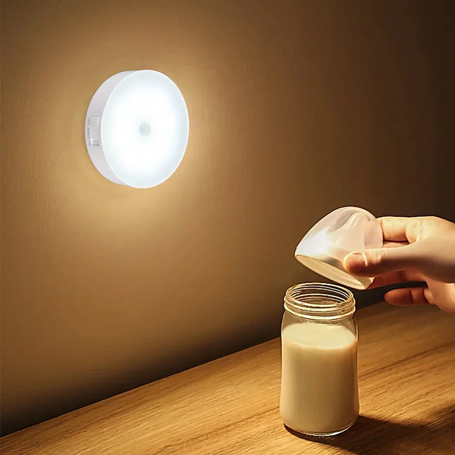 Motion Sensor LED Night Light Lamp