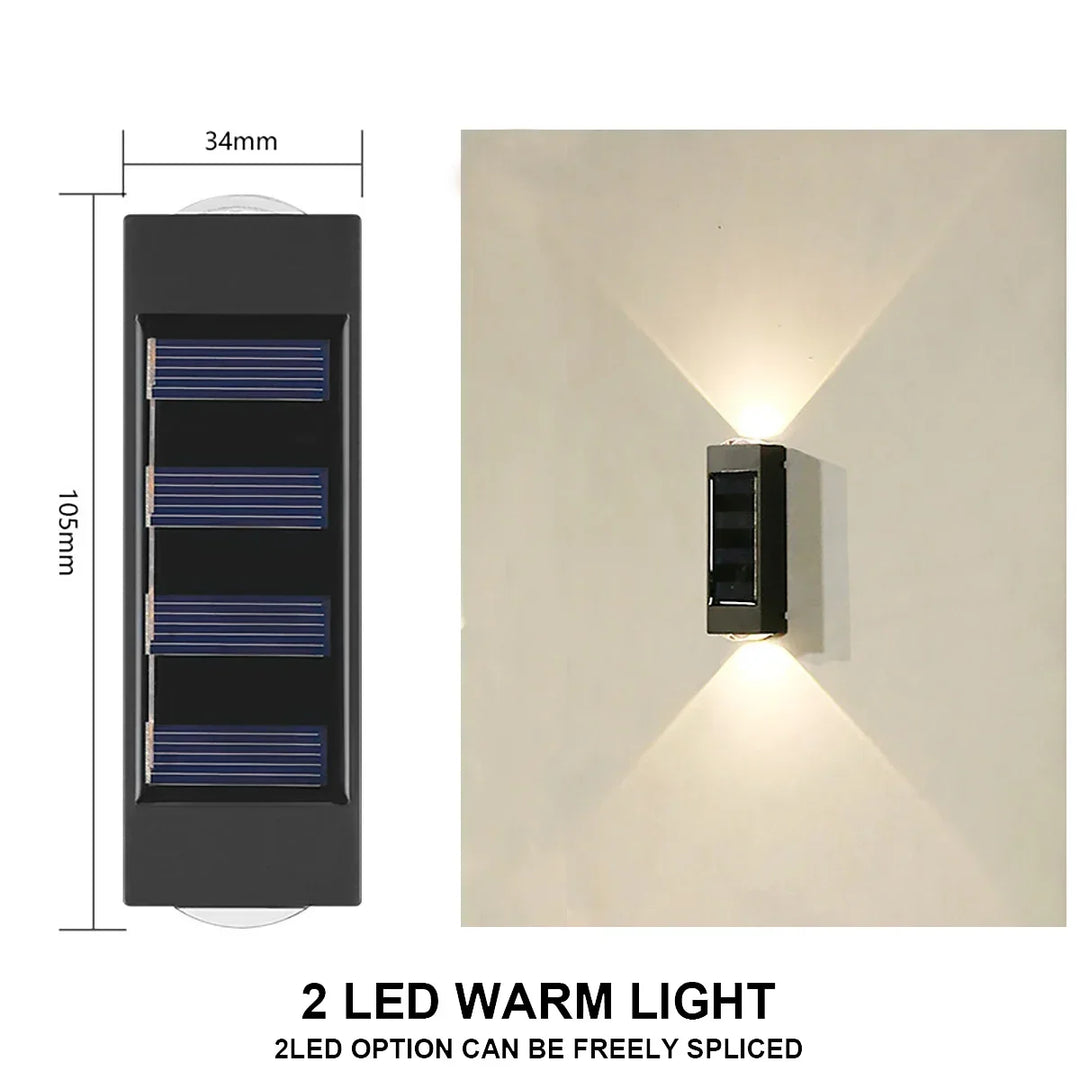 Solar Waterproof Outdoor Wall Lamp