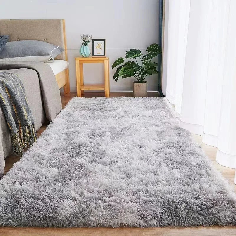 Gray Plush Carpet