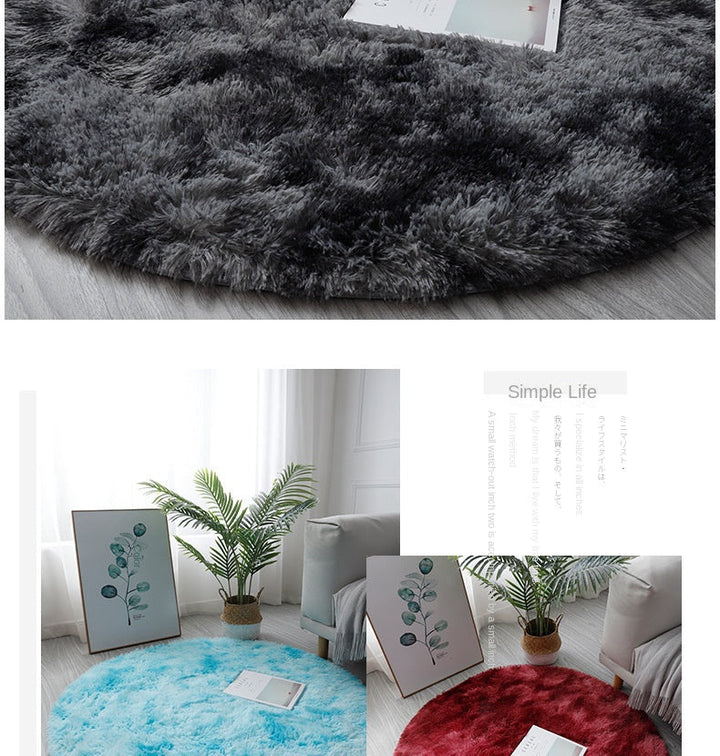 Super Soft Plush Round Rug Mat