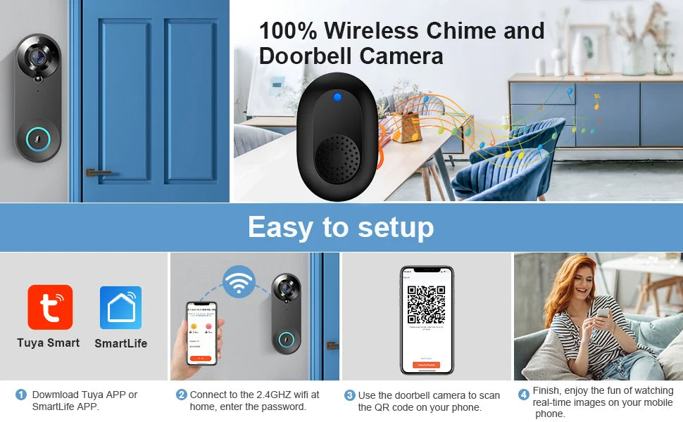 1080P Wireless Video Doorbell