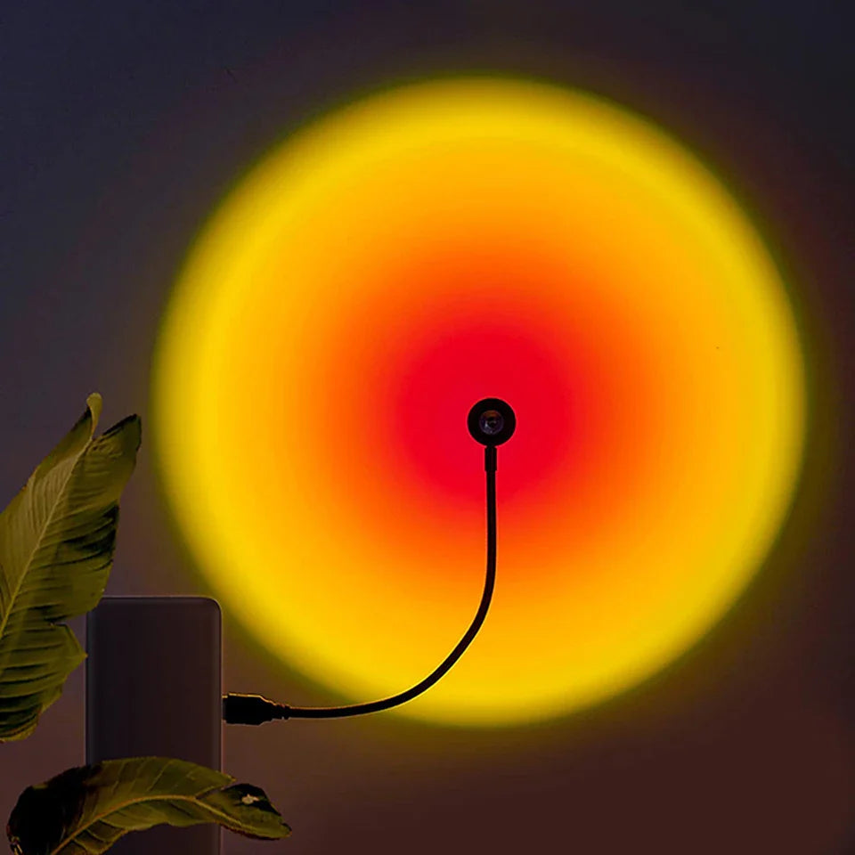 USB Sunset Rainbow Neon Night Light