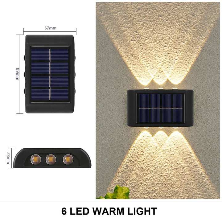 Solar Waterproof Outdoor Wall Lamp