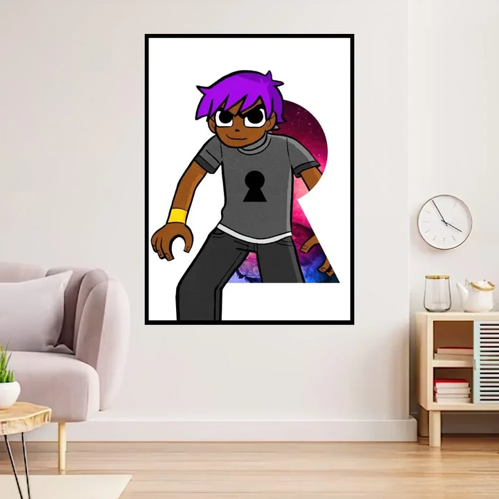 Rapper Lil Uzi Vert Wall Painting