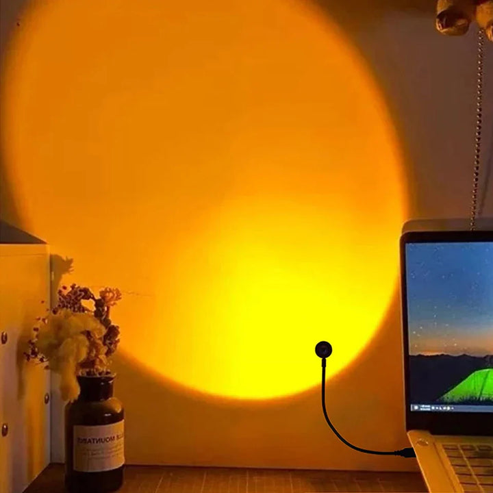 USB Sunset Rainbow Neon Night Light