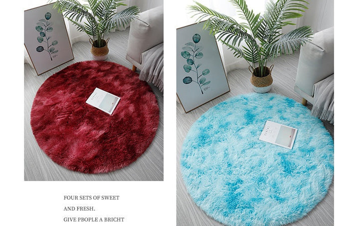 Super Soft Plush Round Rug Mat