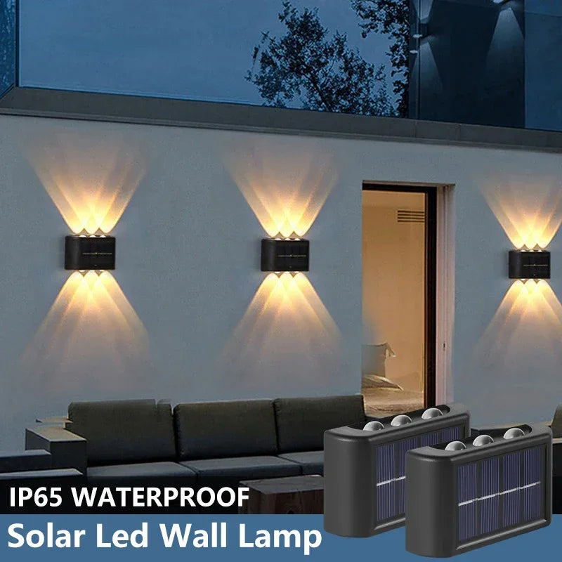 Solar Waterproof Outdoor Wall Lamp