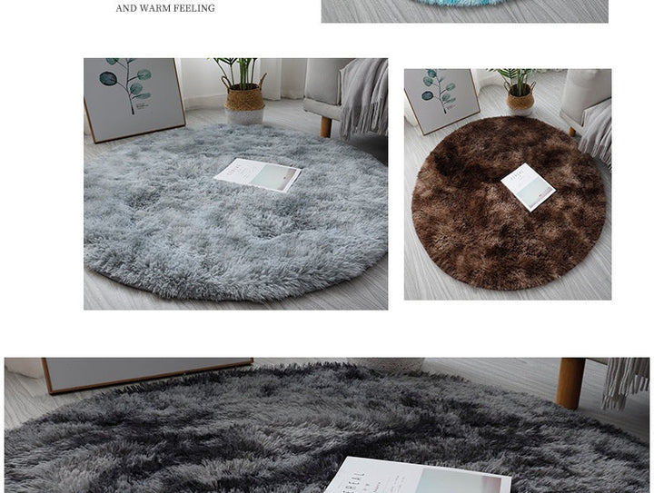 Super Soft Plush Round Rug Mat