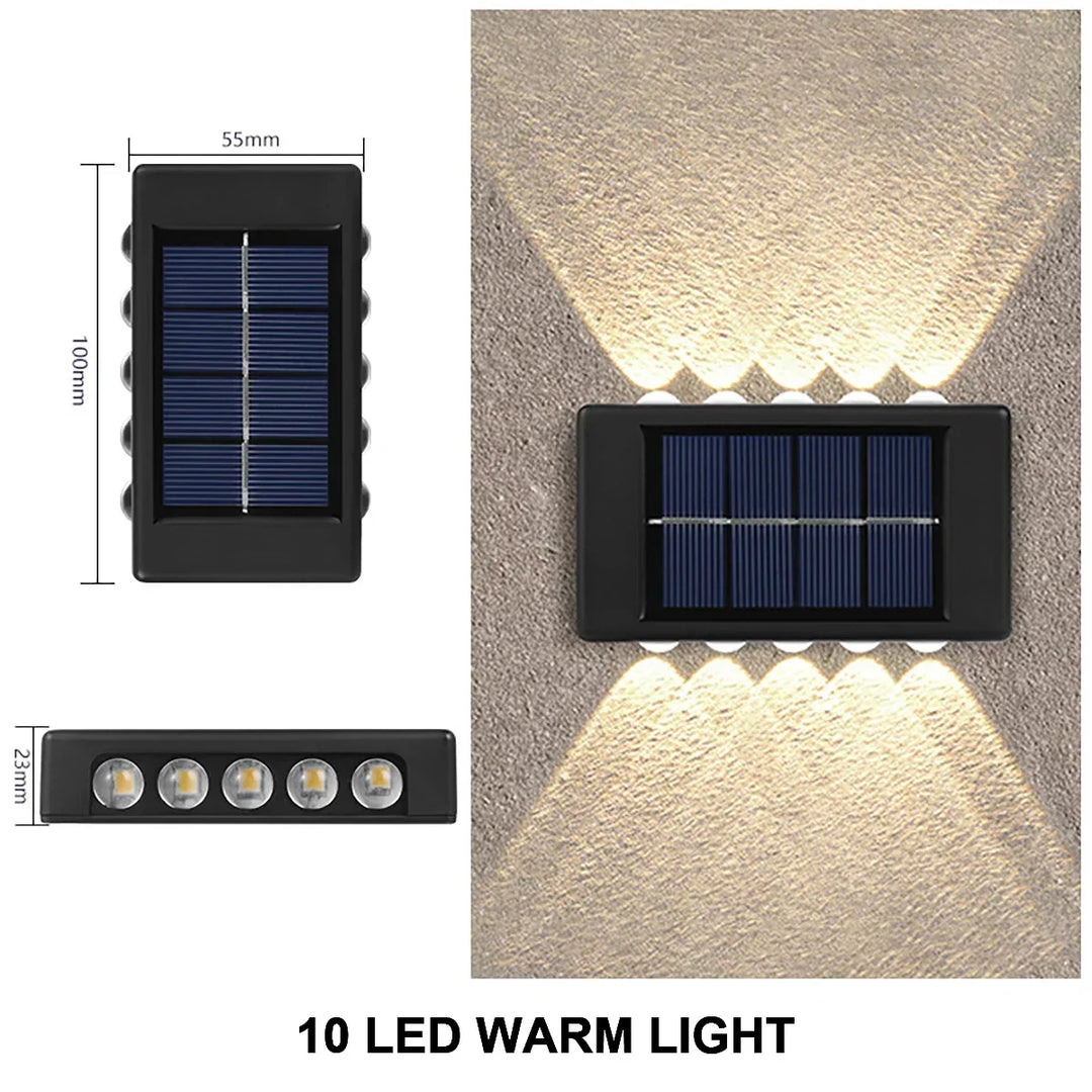 Solar Waterproof Outdoor Wall Lamp