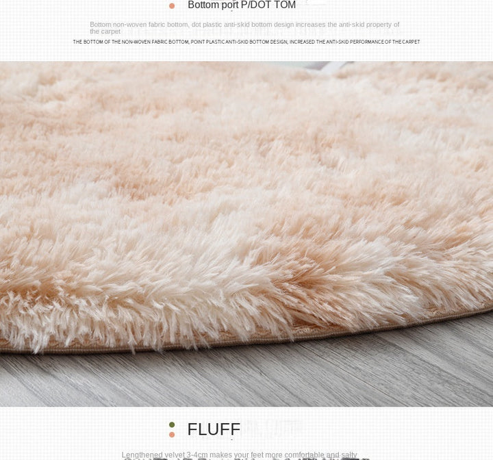 Super Soft Plush Round Rug Mat