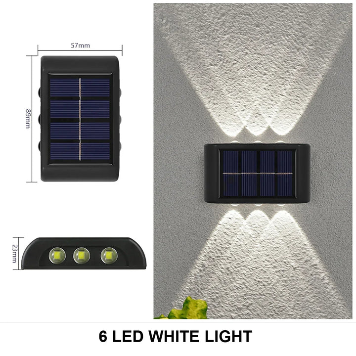 Solar Waterproof Outdoor Wall Lamp