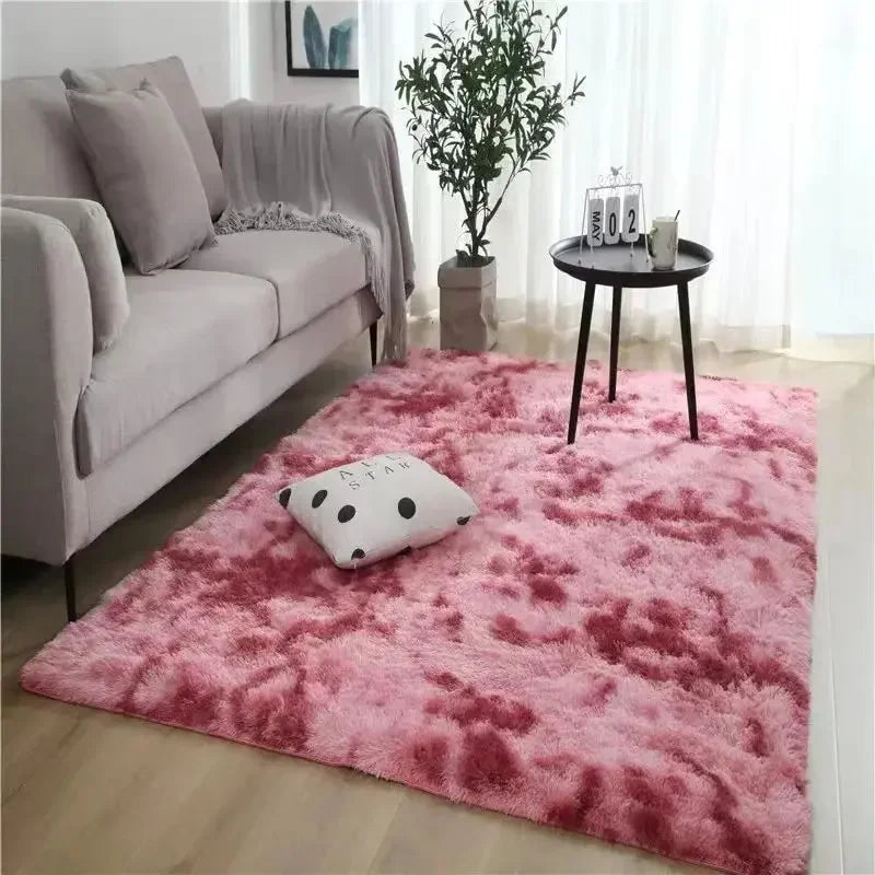 Gradient Silk Wool Bedside Rug