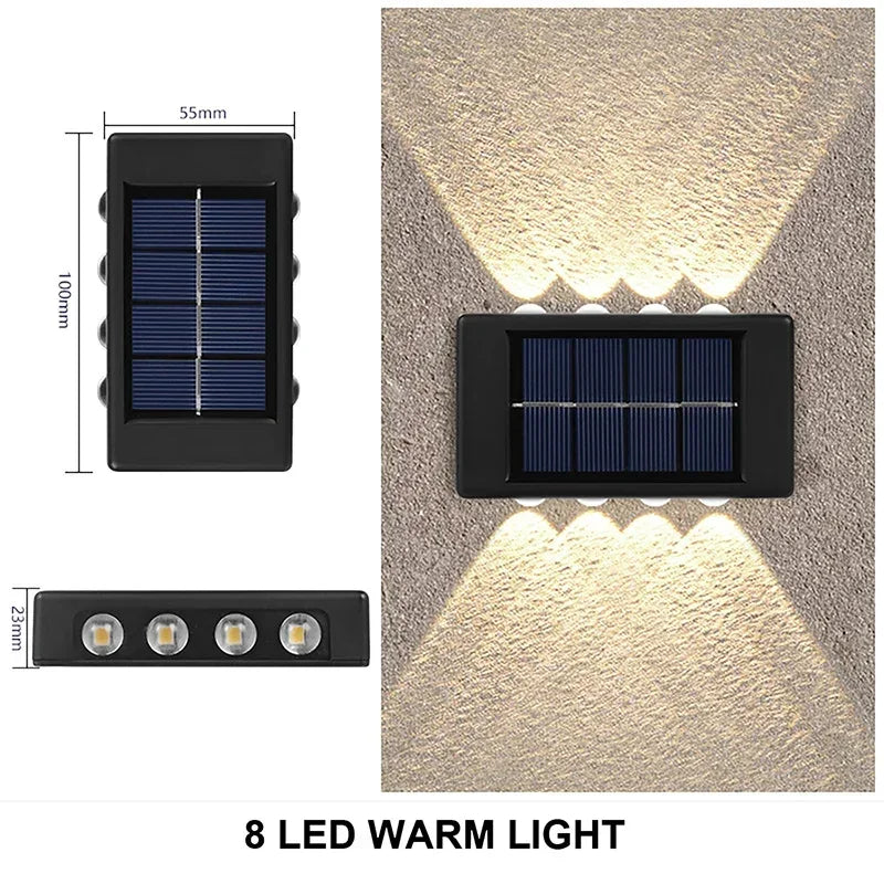 Solar Waterproof Outdoor Wall Lamp