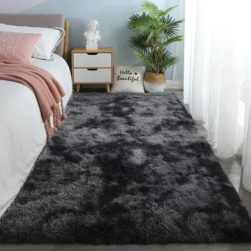 Gray Plush Carpet