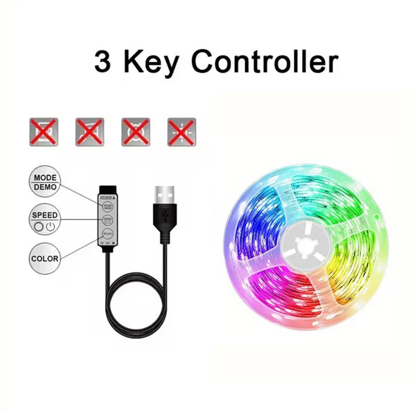 RGB 1-40M Led Strip Light